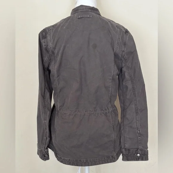 Lucky Brand Charcoal Utility Jacket Size Small - Picture 11 of 13